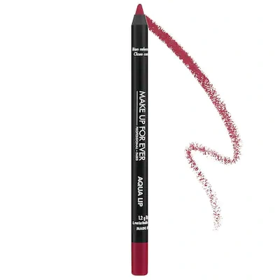 Shop Make Up For Ever Aqua Lip Waterproof Lipliner Pencil 19c Pomegranate Pink 0.04 oz/ 1.2 G