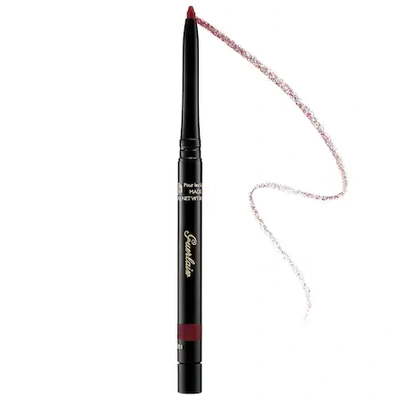 Shop Guerlain Long-lasting Lip Liner Iris Noir 25 0.01 oz/ 0.5 G