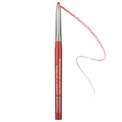 Shop Clinique Quickliner For Lips Intense 04 Intense Cayenne 0.01 oz/ 0.28 G