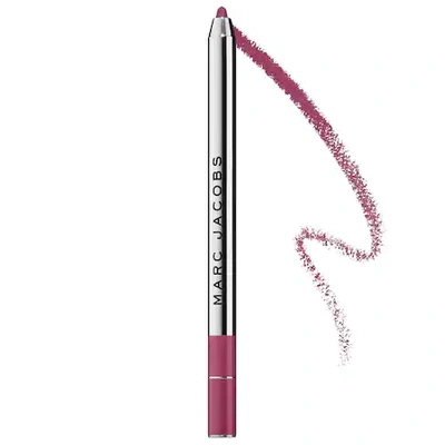 Shop Marc Jacobs Beauty Poutliner Longwear Lip Liner Pencil Currant Mood 308 0.01 oz/ 0.5 G