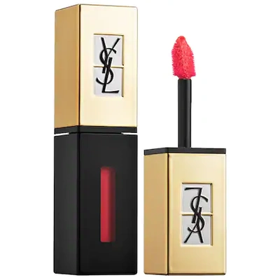 Shop Saint Laurent Glossy Stain Lip Color 204 Onde Rose 0.20 oz/ 6 ml