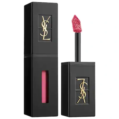 Shop Saint Laurent Vinyl Cream Lip Stain 412 Rose Mix 0.18 oz/ 5.32 ml