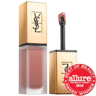 Shop Saint Laurent Tatouage Couture Liquid Matte Lip Stain 7 Nu Interdit .20 oz/ 6 ml