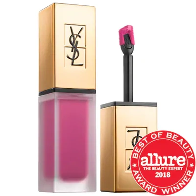 Shop Saint Laurent Tatouage Couture Liquid Matte Lip Stain 19 Fuchsia Intime .20 oz/ 6 ml