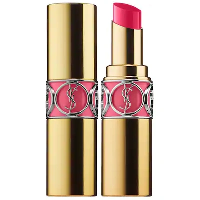 Shop Saint Laurent Rouge Volupté Shine Oil-in-stick Lipstick 6 Pink Safari 0.15 oz/ 4 ml