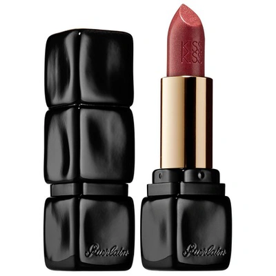 Shop Guerlain Kisskiss Creamy Satin Finish Lipstick Fabulous Rose 363 0.12 oz/ 3.4 G