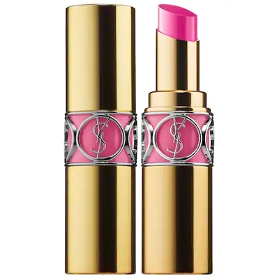 Shop Saint Laurent Rouge Volupte Shine Oil-in-stick Lipstick 52 Trapeze Pink 0.15 oz/ 4 ml