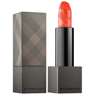 Shop Burberry Lip Velvet Lipstick Coral Orange No. 411 0.12 oz/ 3.4 G