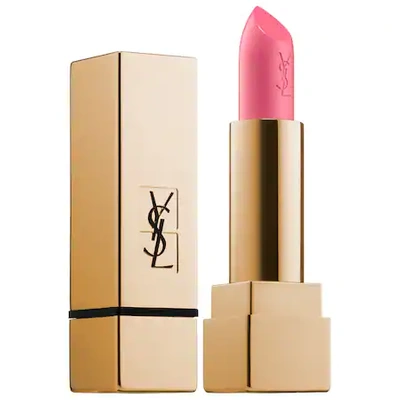 Shop Saint Laurent Rouge Pur Couture Satin Lipstick Collection 22 Rose Celebration 0.13 oz/ 3.8 G