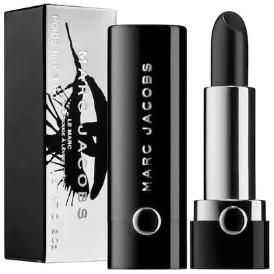 Shop Marc Jacobs Beauty Collector's Edition Le Marc Lip Crème Lipstick - Blacquer 000 Blacquer 0.12 oz/ 3.4 G