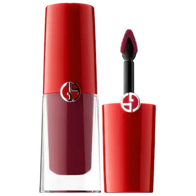 Shop Giorgio Armani Beauty Lip Magnet Liquid Lipstick 602 Night Viper 0.13 oz/ 3.9 ml