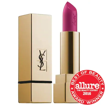 Shop Saint Laurent Rouge Pur Couture Satin Lipstick Collection 19 Fuchsia 0.13 oz/ 3.8 G