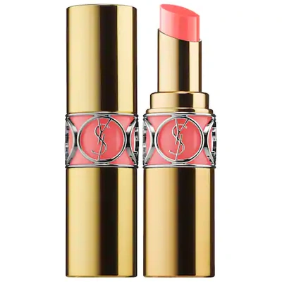 Shop Saint Laurent Rouge Volupté Shine Oil-in-stick Lipstick 41 Corail A Porter 0.15 oz/ 4 ml