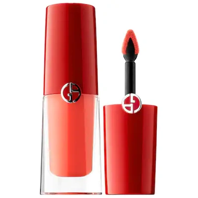 Shop Giorgio Armani Beauty Lip Magnet Liquid Lipstick 300 Tangerine 0.13 oz/ 3.9 ml