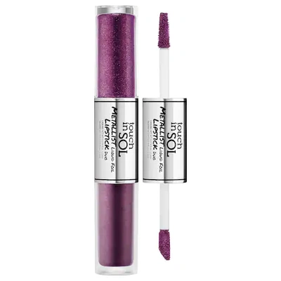 Shop Touch In Sol Metallist Liquid Foil Lipstick Duo Sophie 0.084 oz/ 2.5 ml