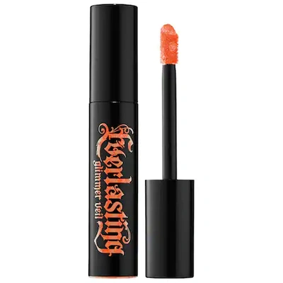 Shop Kat Von D Everlasting Glimmer Veil Liquid Lipstick Rocker 0.18 oz/ 5.5 ml