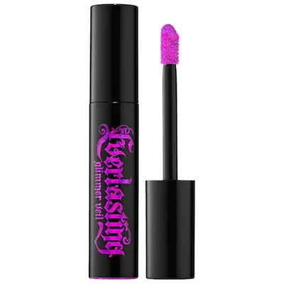 Shop Kat Von D Everlasting Glimmer Veil Liquid Lipstick Razzle 0.18 oz/ 5.5 ml