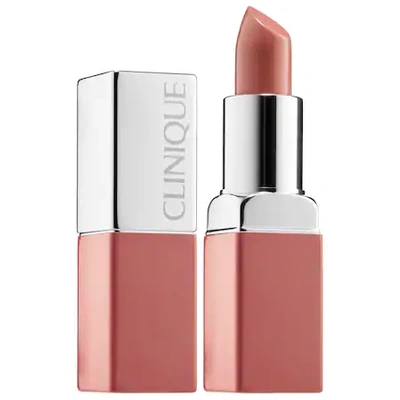 Shop Clinique Pop&trade; Lip Colour + Primer Lipstick 4 Beige Pop 0.13 oz/ 3.8 G