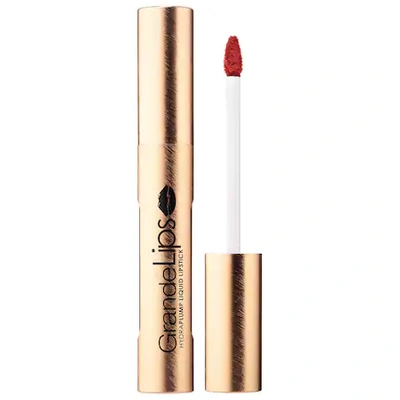 Shop Grande Cosmetics Hydraplump Semi-matte Liquid Lipstick Red Delicious 0.084 oz/ 2.50 ml