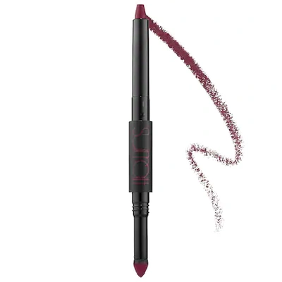 Shop Surratt Beauty La Baton Rouge Lipstick Margaux Lipstick 0.018 oz/ 0.51 G, Powder 0.009 oz/ 0.26 G