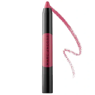 Shop Marc Jacobs Beauty Le Marc Liquid Lip Crayon Pink Straight 0.07 oz/ 2 G