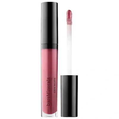 Shop Bareminerals Gen Nude Patent Liquid Lipstick Pout 0.21 oz/ 3.7 ml