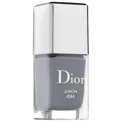 Shop Dior Vernis Gel Shine And Long Wear Nail Lacquer Junon 494 0.33 oz/ 10 ml