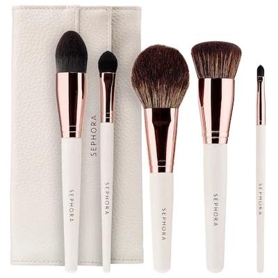 Shop Sephora Collection Complexion: Uncomplicated Brush Set 5 Piece Set