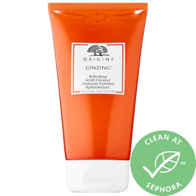 Origins Ginzing Refreshing Scrub Exfoliating Cleanser, 5 Oz.