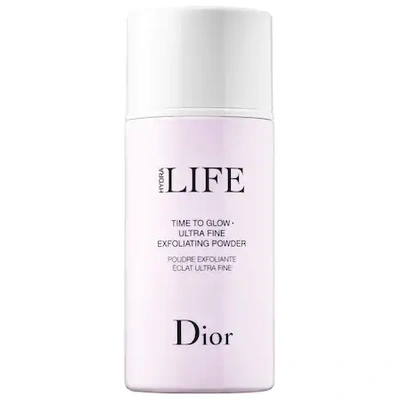 Shop Dior Hydra Life Time To Glow Ultra Fine Exfoliating Powder 1.4 oz/ 40 G