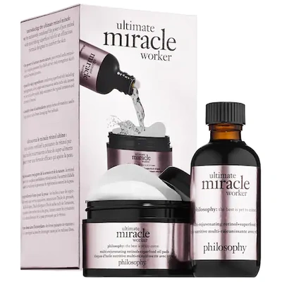 Shop Philosophy Ultimate Miracle Worker Multi-rejuvenating Retinol + Superfood Oil And Pads 2 oz/ 60 ml