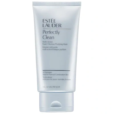 Shop Estée Lauder Perfectly Clean Multi-action Foam Cleanser/purifying Mask 5 oz/ 150 ml