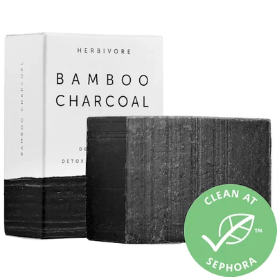 Shop Herbivore Bamboo Charcoal Detoxifying Soap Bar 4 oz/ 113 G
