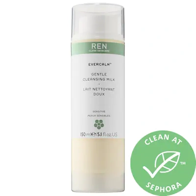 Shop Ren Clean Skincare Evercalm&trade; Gentle Cleansing Milk 5.1 oz/ 150 ml