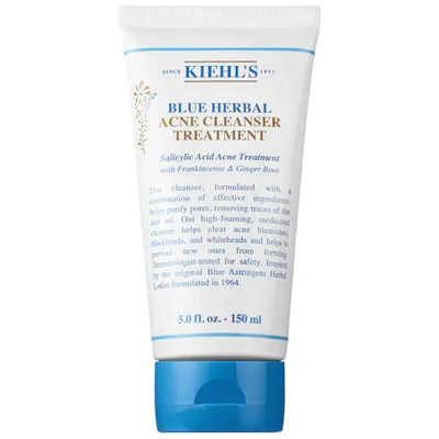 Shop Kiehl's Since 1851 1851 Blue Herbal Acne Cleanser Treatment 5 oz/ 150 ml