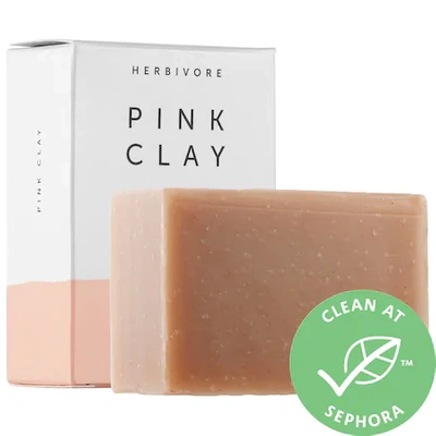 Shop Herbivore Pink Clay Gentle Soap Bar 4 oz/ 113 G