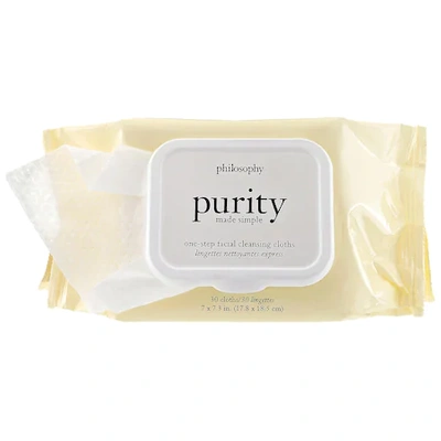 Shop Philosophy Purity Made Simple One-step Facial Cleansing Cloths 30 Cloths