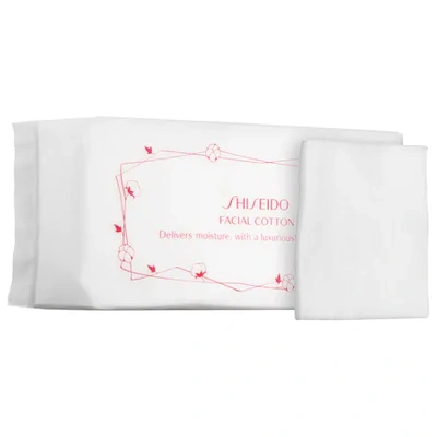 Shop Shiseido Super-soft, 100% Natural Facial Cotton 40 Sheets