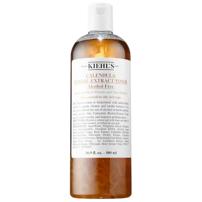 Shop Kiehl's Since 1851 Calendula Herbal Extract Alcohol Free Toner 16.9 oz/ 500 ml