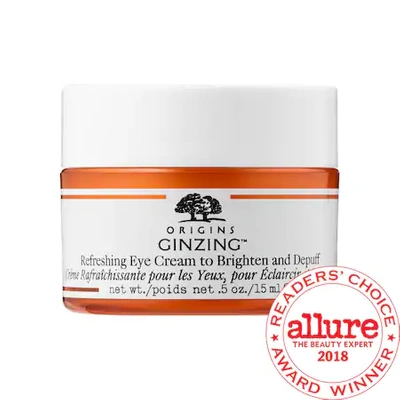 Shop Origins Ginzing&trade; Refreshing Eye Cream To Brighten And Depuff 0.5 oz/ 15 ml