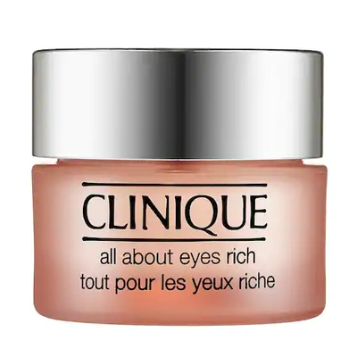 Shop Clinique All About Eyes Rich Eye Cream With Hyaluronic Acid 1 oz/ 30 ml