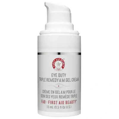 Shop First Aid Beauty Eye Duty Triple Remedy A.m. Gel Cream 0.5 oz/ 15 ml