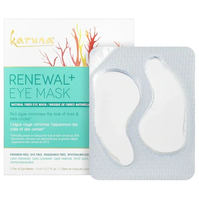 Shop Karuna Renewal+ Eye Mask 1 Pair X 0.17 oz Eye Masks