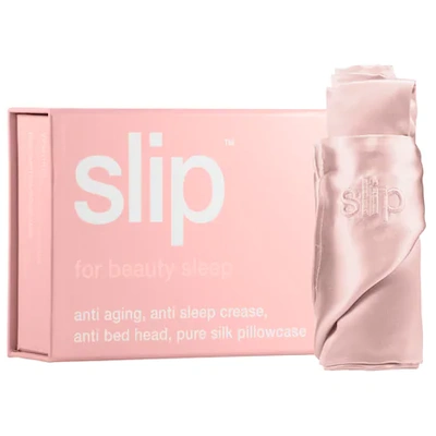 Shop Slip Silk Pillowcase - Standard/queen Pink