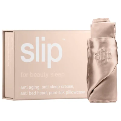 Shop Slip Silk Pillowcase - Standard/queen Caramel