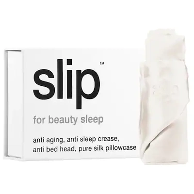 Shop Slip Silk Pillowcase - Standard/queen White/off-white