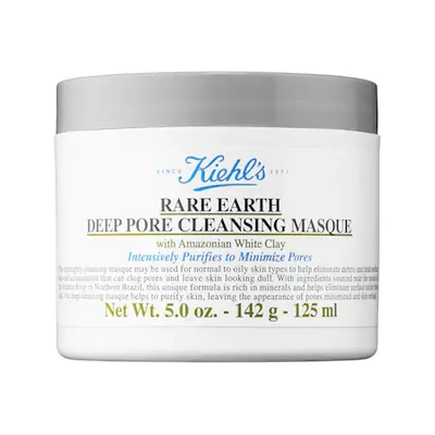 Shop Kiehl's Since 1851 Rare Earth Deep Pore Minimizing Cleansing Clay Mask 4.2 oz/ 125 ml
