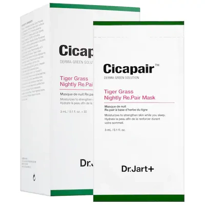 Shop Dr. Jart+ Cicapair&trade; Tiger Grass Nightly Re. Pair Mask 0.1 oz/ 3 ml X 30