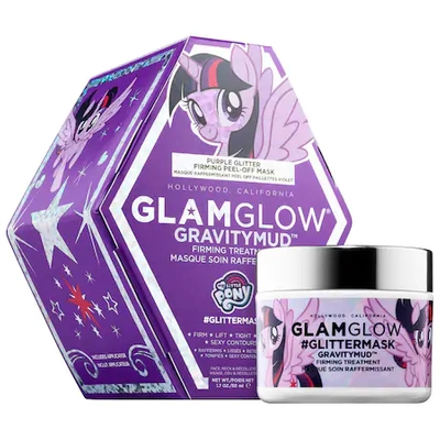 Shop Glamglow X My Little Pony #glittermask Gravitymud&trade; Firming Treatment Mask Purple Glitter 1.7 oz/ 50 ml