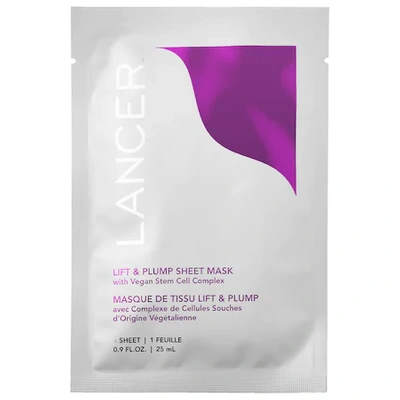 Shop Lancer Lift & Plump Sheet Mask With Vegan Stem Cell Complex 1 X 0.9 oz/ 25 ml Sheet Mask